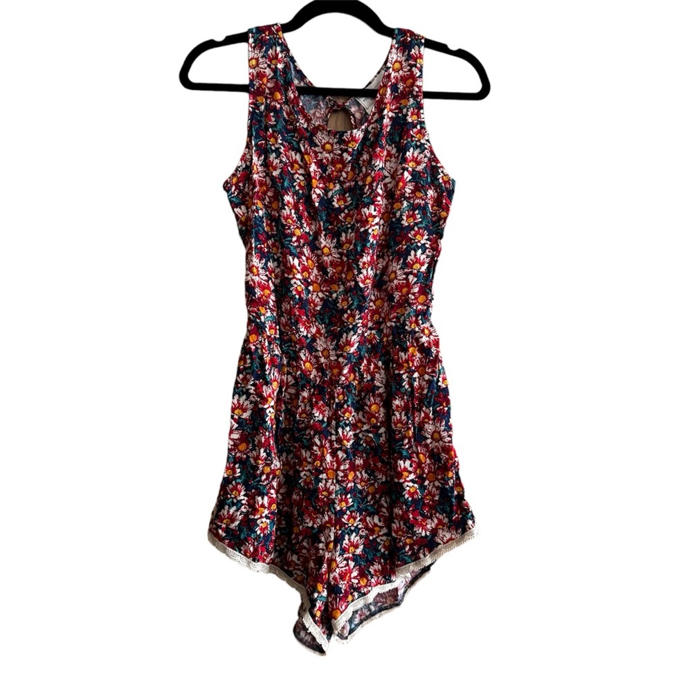 💜4/$40 NWT Nectar Brand Floral Sleeveless Romper